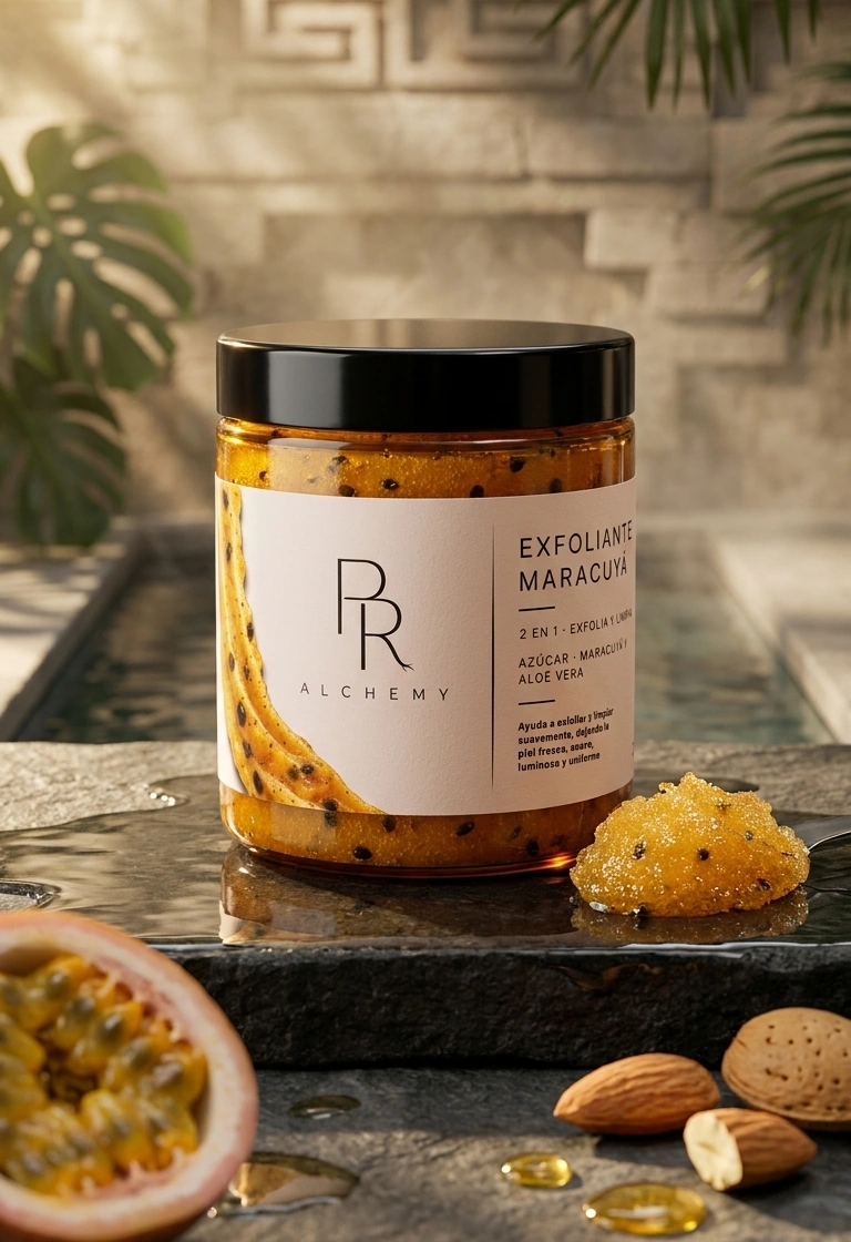 Exfoliante Facial y Corporal de Maracuyá de Prehispanic Alchemy, 250 g