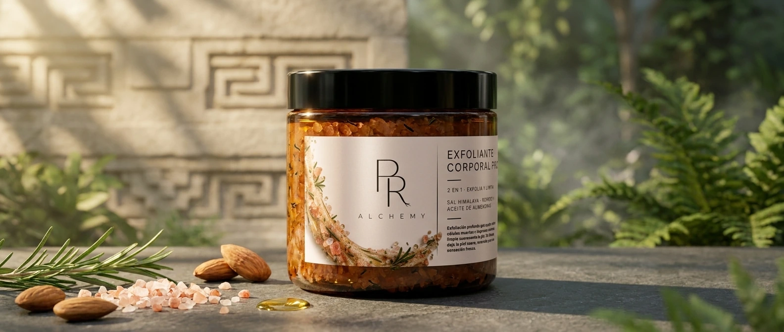 Exfoliante de Romero con Sales del Himalaya de Prehispanic Alchemy