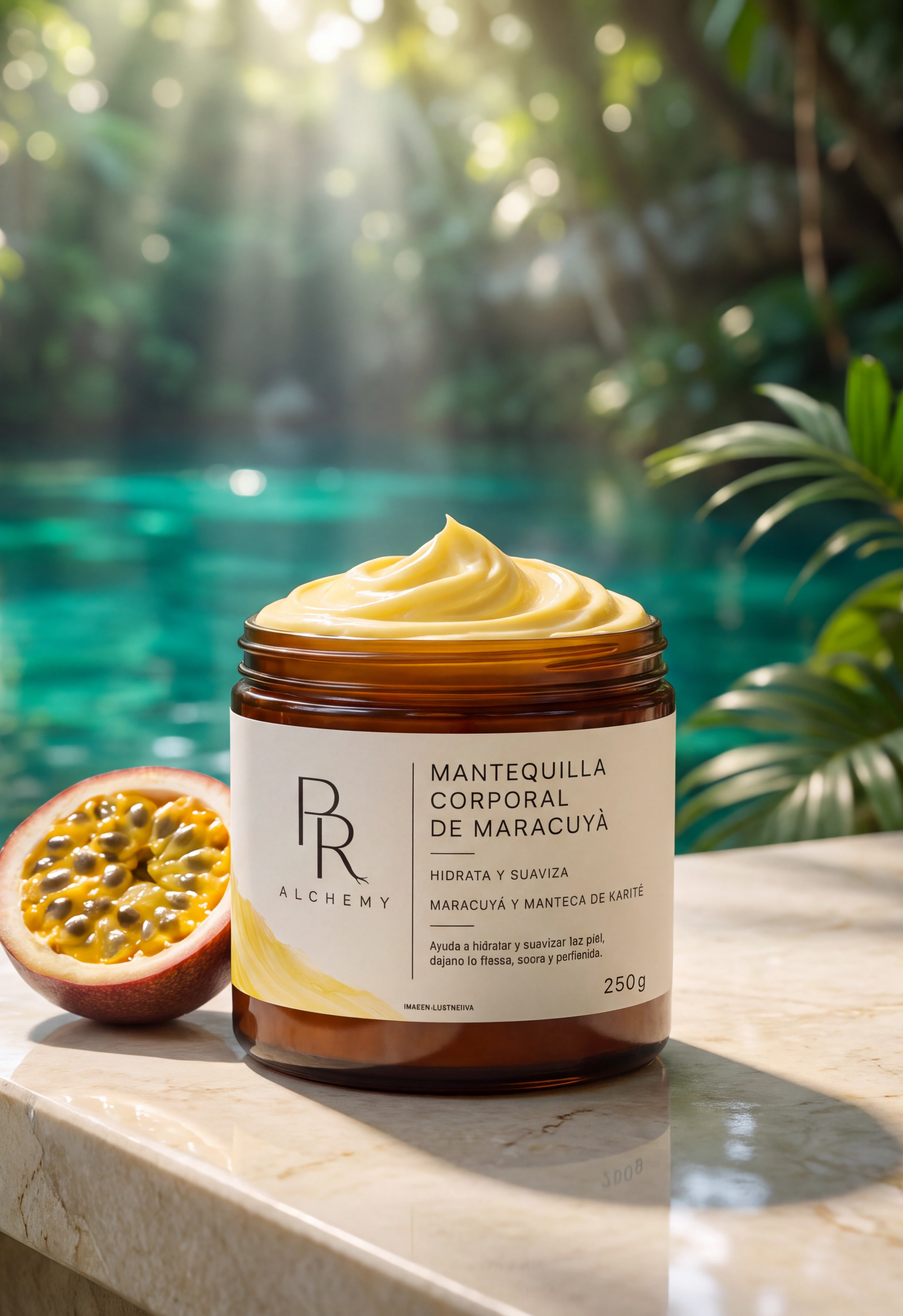 Mantequilla Corporal de Maracuyá de Prehispanic Alchemy, 250 g