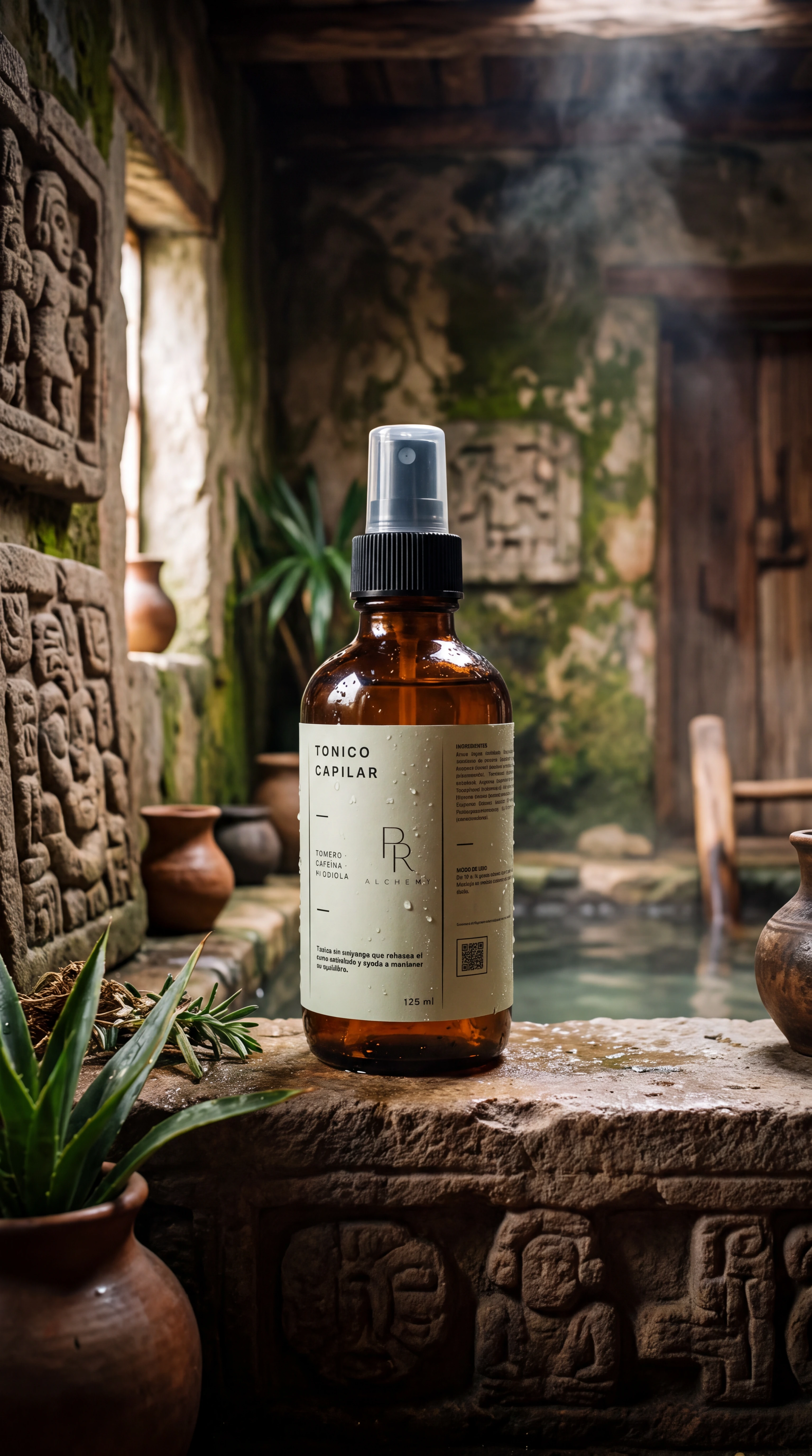 Tónico Capilar Pro de Prehispanic Alchemy, presentación de 125 ml